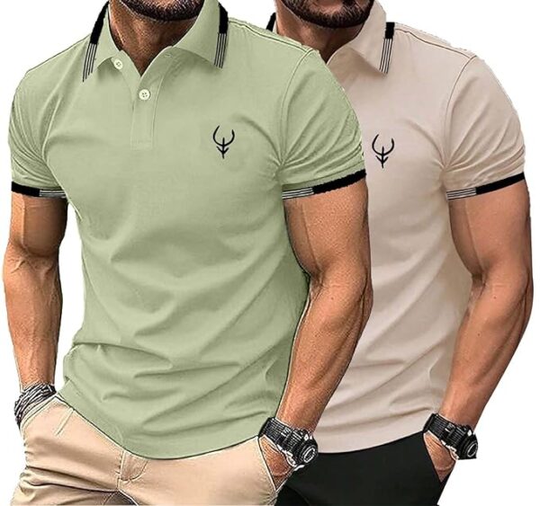 Polo T Shirt for Men || Men Casual T-Shirt || Available in Combo Packs (Polo 40 to 43)
